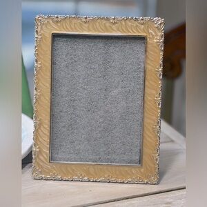 Vintage Elsal Enamel Metal Picture Frame 7”x9”